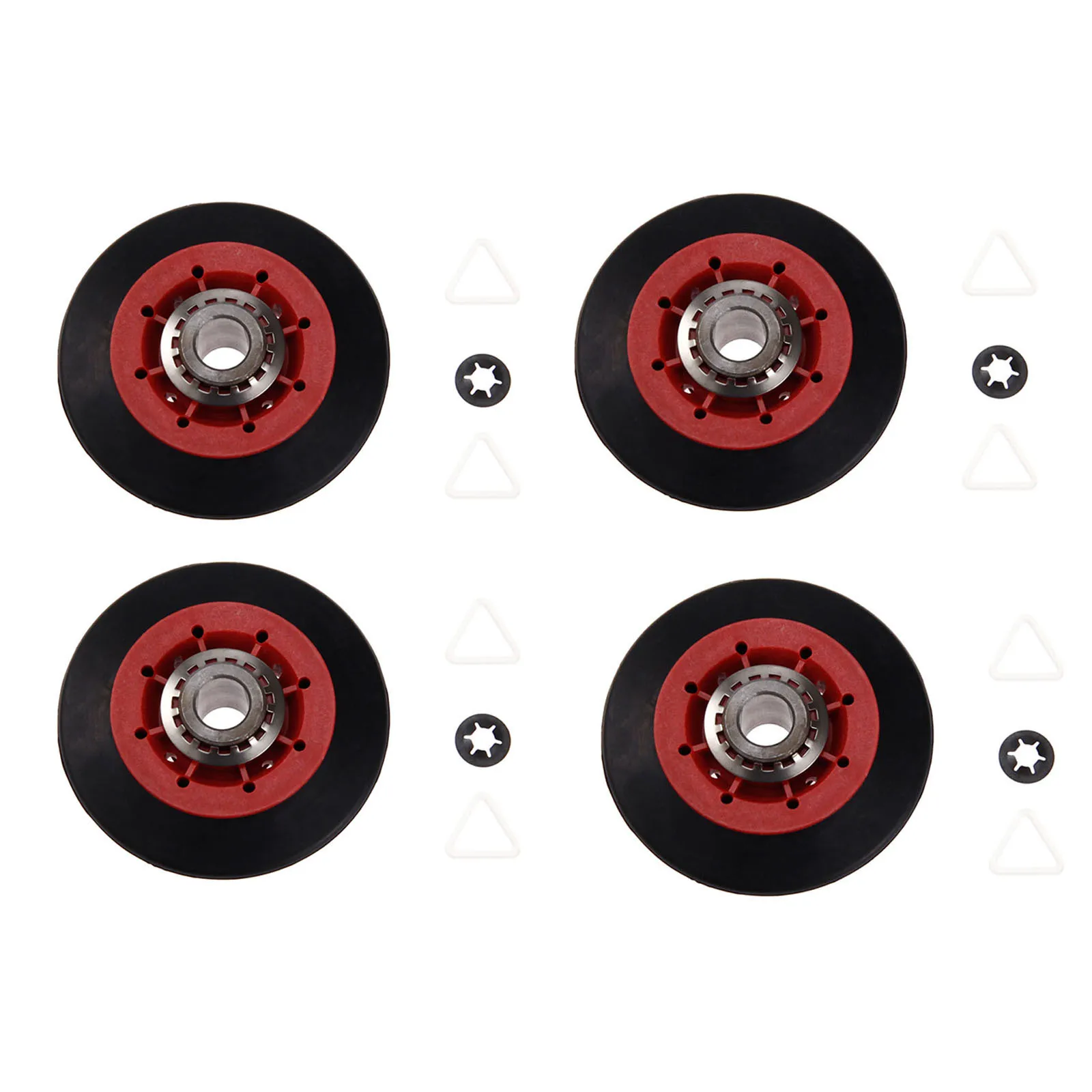 4Pcs Dryer Roller For Whirlpool WPW10314173 W10314171 AP6019303 PS11752609 8536974
4Pcs Dryer Roller For Whirlpool WPW10314173 W10314171 AP6019303 PS11752609 8536974