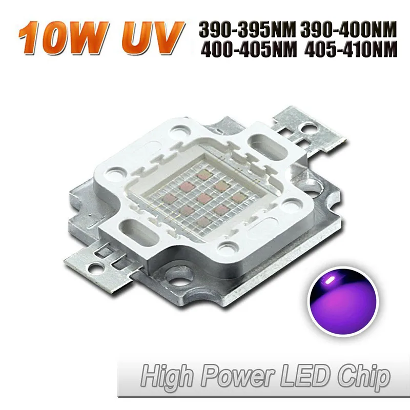 High Power 395NM 400NM 405NM 410NM 10W UV Purple COB LED Bead Light DIY Ultraviolet LED Chip Lamp 8-11V
High Power 395NM 400NM 405NM 410NM 10W UV Purple COB LED Bead Light DIY Ultraviolet LED Chip Lamp 8-11V