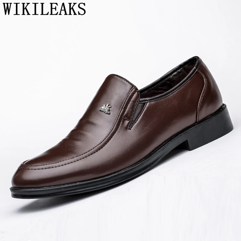 Loafers Men Business Shoes Brand Black Office Shoe For Men Brown Dress Formal Shoes Men Classic Sepatu Slip On Pria Buty Meskie
Loafers Men Business Shoes Brand Black Office Shoe For Men Brown Dress Formal Shoes Men Classic Sepatu Slip On Pria Buty Meskie