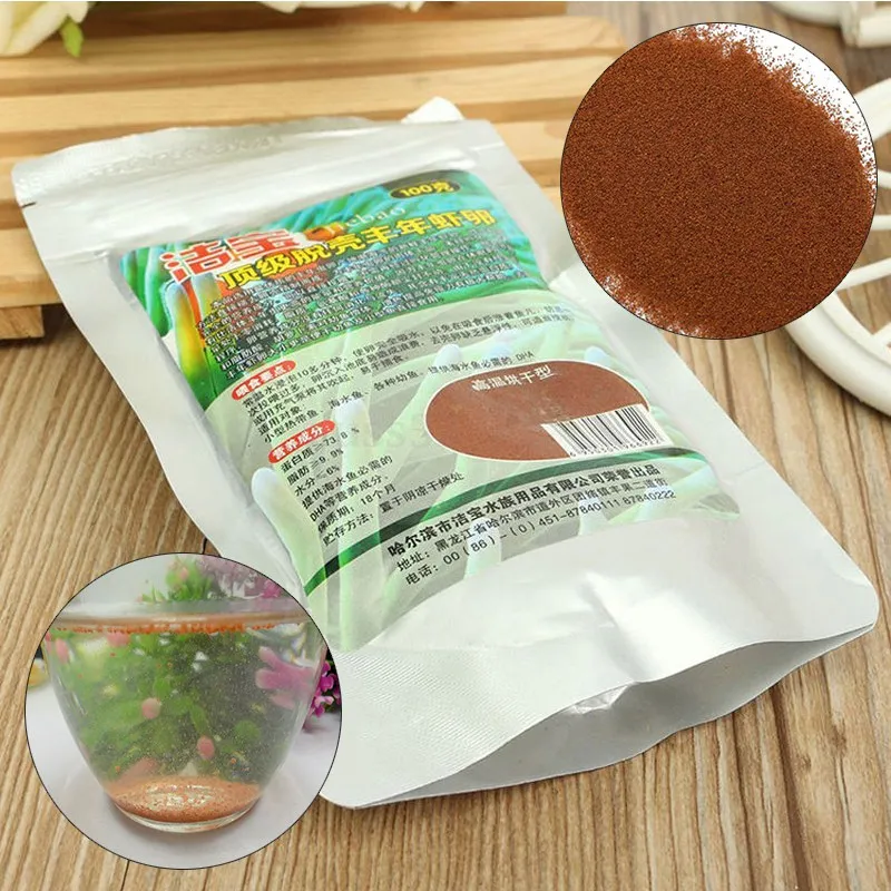 100g/Aquarium Decapsulated hatchable Brine Shrimp Eggs Tropical granular type Fish Feeding Food fish tank aquarium Brand
100g/Aquarium Decapsulated hatchable Brine Shrimp Eggs Tropical granular type Fish Feeding Food fish tank aquarium Brand
