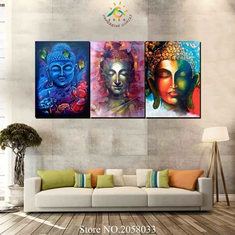 3-4-5 Pieces Oil Color Buddha Modern Wall Art Canvas Printed Painting HD Prints Modular Poster Wall Pictures for Home Decor
3-4-5 Pieces Oil Color Buddha Modern Wall Art Canvas Printed Painting HD Prints Modular Poster Wall Pictures for Home Decor