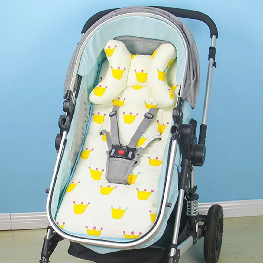 Baby Stroller Cushion Pure Cotton Baby Dining Chair Cushion Four Seasons Soft Pushchair Mat Double Side Child Stroller Seat Pad
Baby Stroller Cushion Pure Cotton Baby Dining Chair Cushion Four Seasons Soft Pushchair Mat Double Side Child Stroller Seat Pad