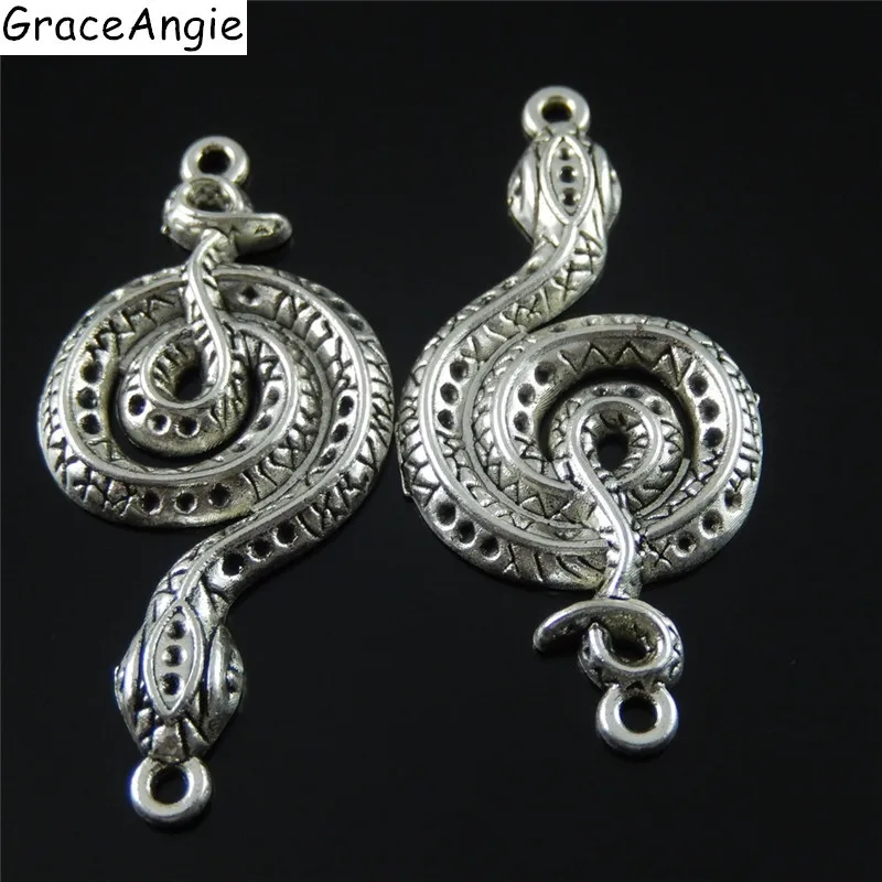 Wholesale 10pcs/lot Vintage Alloy Snake Charms Necklace Pendant Bracelet Connector Jewelry Findings Creative AU37771
Wholesale 10pcs/lot Vintage Alloy Snake Charms Necklace Pendant Bracelet Connector Jewelry Findings Creative AU37771