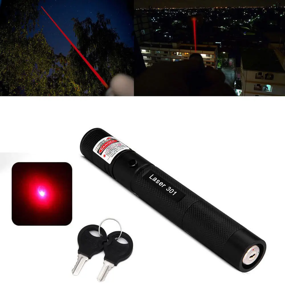 Лазерная указка 301 мощный 650 нм Фокусируемый красный лазер для указки руководство