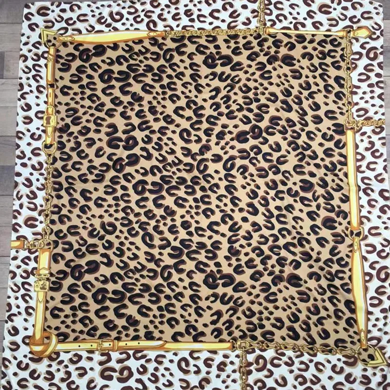 KOI LEAPING Fashion Western style Silk Scarf Leopard Print pattern shawl Female big square Scarf Headscarf Sunscreen Scarf gift
KOI LEAPING Fashion Western style Silk Scarf Leopard Print pattern shawl Female big square Scarf Headscarf Sunscreen Scarf gift