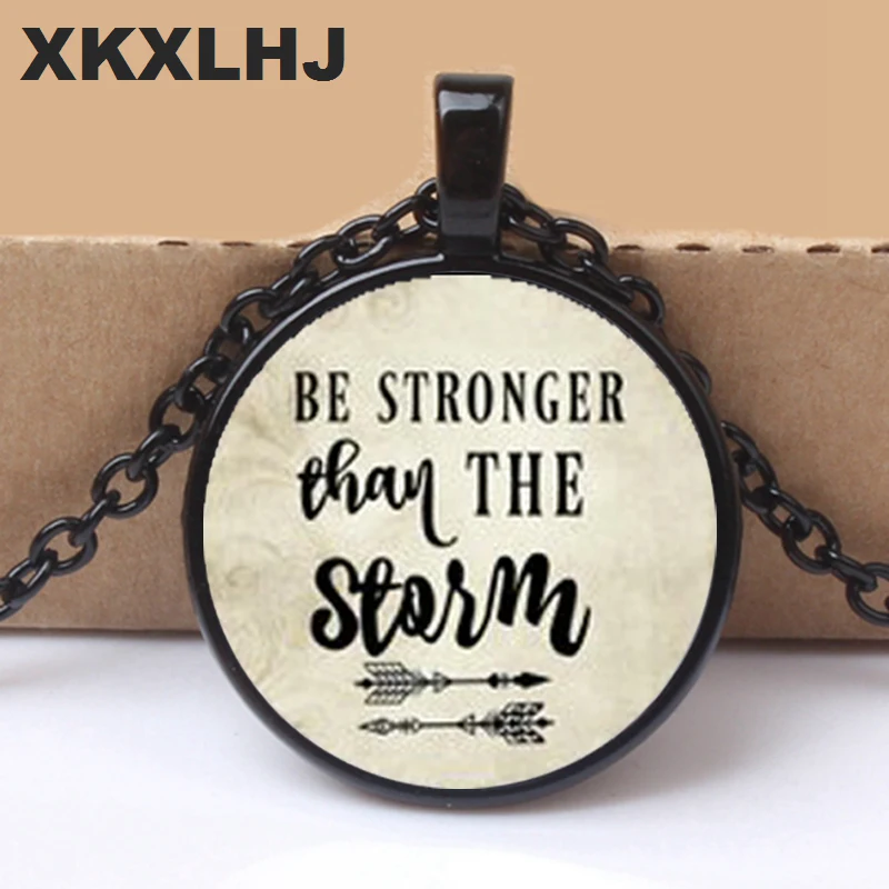 BE STRONGER than the STORM Pendant,Inspirational charm necklace, gift for her, Cancer survivor, Warrior charm, Gift for a Friend
BE STRONGER than the STORM Pendant,Inspirational charm necklace, gift for her, Cancer survivor, Warrior charm, Gift for a Friend