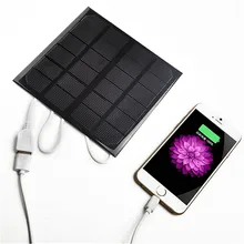 6V 3W 600MA Power Bank солнечная панель USB зарядное устройство для