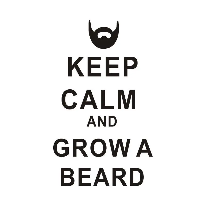 Keep Calm And Grow a Beard Quotes Wall Decal Vinyl Sticker Art Home Decor Free Shipping
Keep Calm And Grow a Beard Quotes Wall Decal Vinyl Sticker Art Home Decor Free Shipping