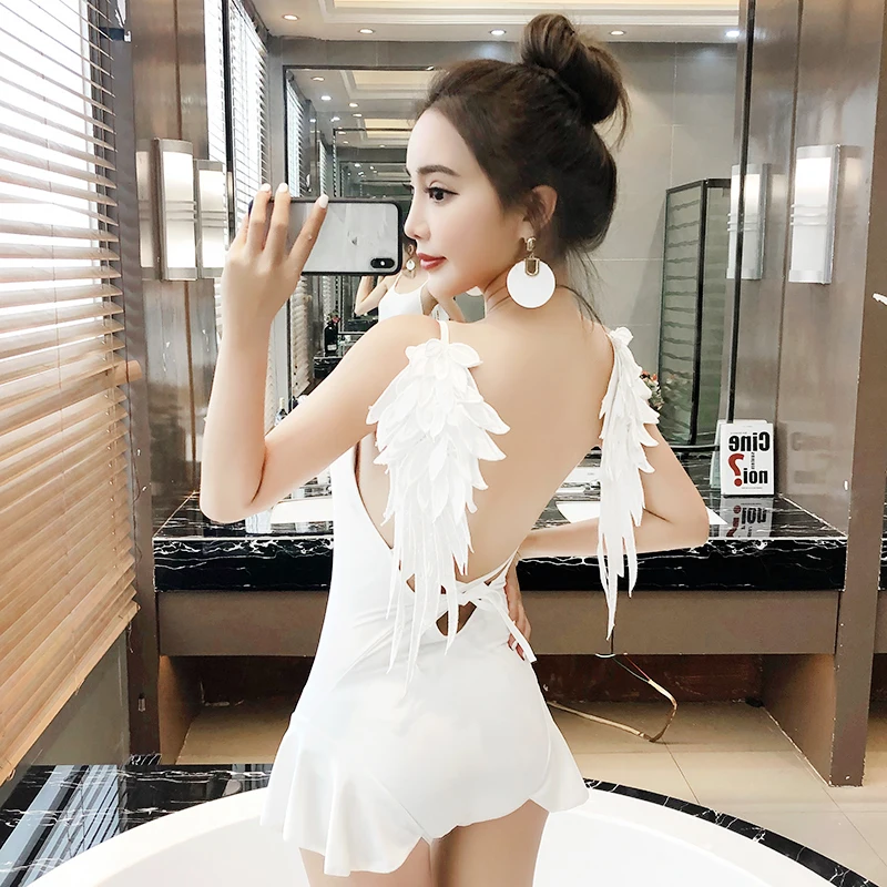 Brand Summer Hot Girl Black /White Angel Wings Sexy Women One Pieces Swimwear Wang Hong Internet Celebrity Beach Wear Swimsuit
Brand Summer Hot Girl Black /White Angel Wings Sexy Women One Pieces Swimwear Wang Hong Internet Celebrity Beach Wear Swimsuit