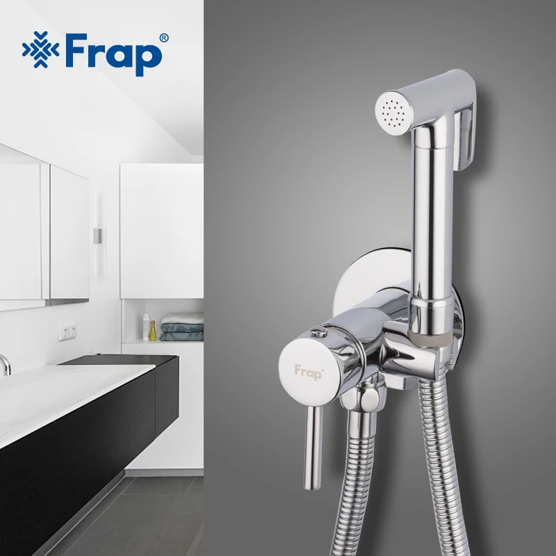 Frap Quality Brass Bidet Faucet Bathroom Shower Tap Hand Held Bidet Shower Bidet Sprayer Mixer Muslim Shower Toilet Taps F7505-2
Frap Quality Brass Bidet Faucet Bathroom Shower Tap Hand Held Bidet Shower Bidet Sprayer Mixer Muslim Shower Toilet Taps F7505-2