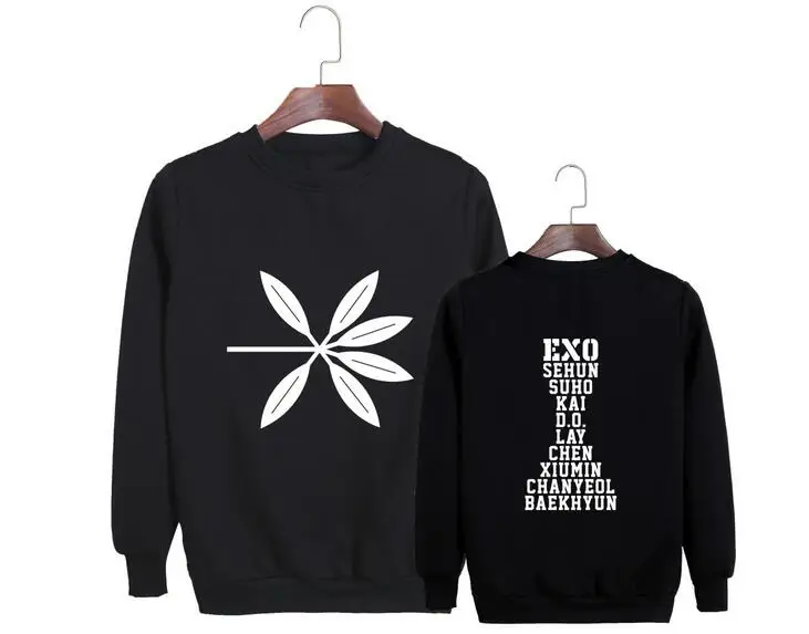 Худи унисекс свободного покроя с логотипом Kpop exo war и именами всей семьи, 2 стиля
Худи унисекс свободного покроя с логотипом Kpop exo war и именами всей семьи, 2 стиля