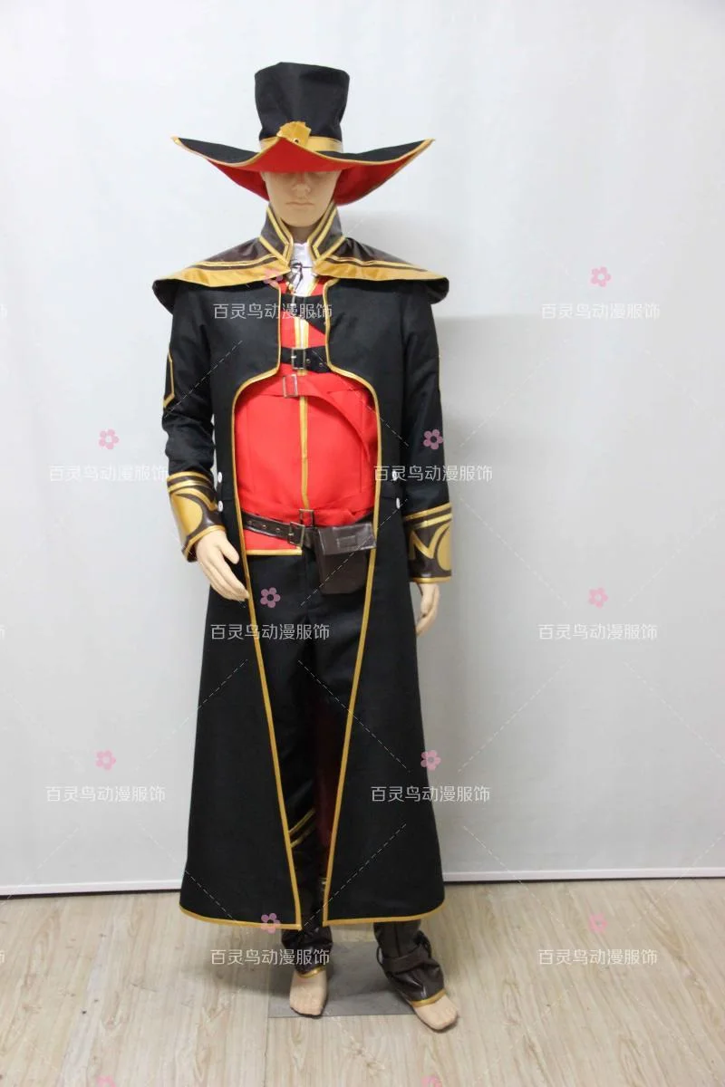 Twisted LOL Cosplay Fate Twisted Fate cosplay costume hat cloak shirt custom made/size
Twisted LOL Cosplay Fate Twisted Fate cosplay costume hat cloak shirt custom made/size