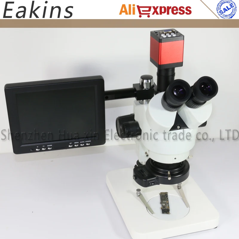 Trinocular Stereo Microscope 3.5-90X Continuous Zoom+144 LED Lights+HDMI VGA 720P 13MP Camera Microscope+8" LCD
Trinocular Stereo Microscope 3.5-90X Continuous Zoom+144 LED Lights+HDMI VGA 720P 13MP Camera Microscope+8" LCD