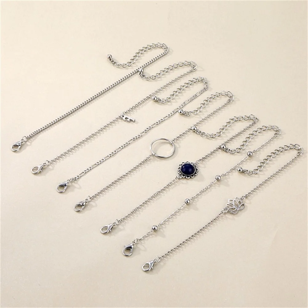 UMKA 6 Piece Set / Women's New FashionVintage Letter Lotus Bracelet Set Bohemian Jewelry Gift
UMKA 6 Piece Set / Women's New FashionVintage Letter Lotus Bracelet Set Bohemian Jewelry Gift