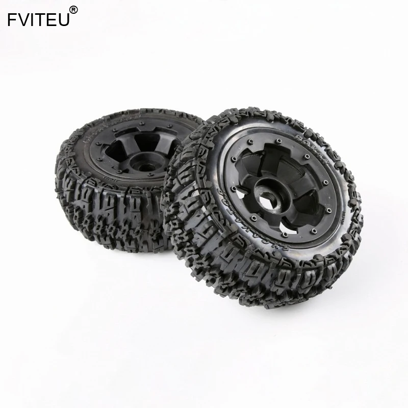 FVITEU Complete Rubber Rear Knobby Wheel Tires kits for 1/5 HPI BAJA 5T Rovan King Motor
FVITEU Complete Rubber Rear Knobby Wheel Tires kits for 1/5 HPI BAJA 5T Rovan King Motor