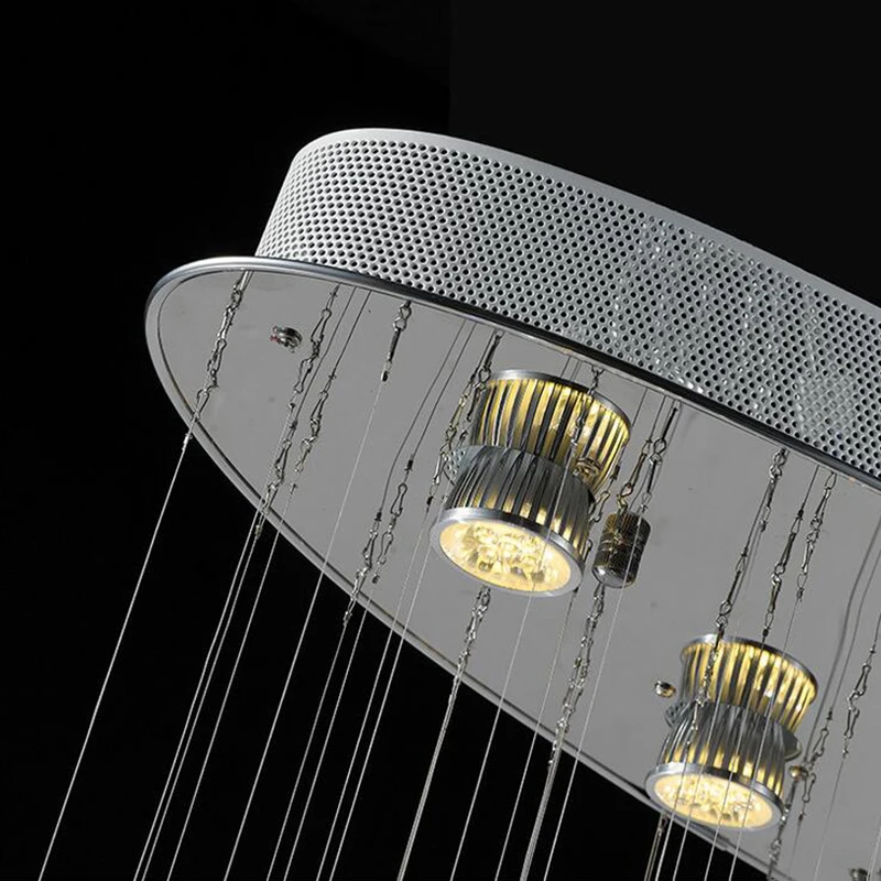 Modern minimalist European popular oval LED crystal chandelier living room lamp bedroom study lamp restaurant lighting lamps
Modern minimalist European popular oval LED crystal chandelier living room lamp bedroom study lamp restaurant lighting lamps