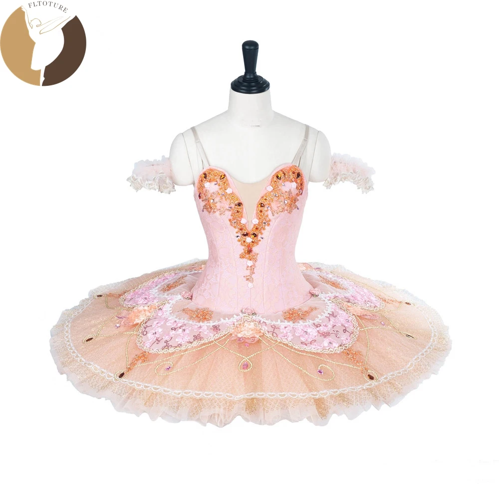

FLTOTURE AT1289 Professional Ballet Tutu For Dance Competition Adult Classical Ballet Pancake Child/Kid Ballet Tutus For Sale