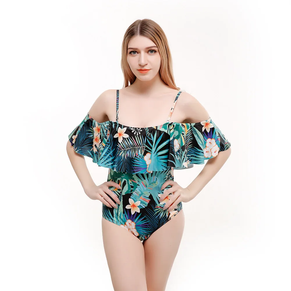Woman Swimsuit One Piece Green Floral Pineapple Big Leaf Print Bathing Suit For Pregnancy Summer Swimming Bather Female Swimwear
Woman Swimsuit One Piece Green Floral Pineapple Big Leaf Print Bathing Suit For Pregnancy Summer Swimming Bather Female Swimwear