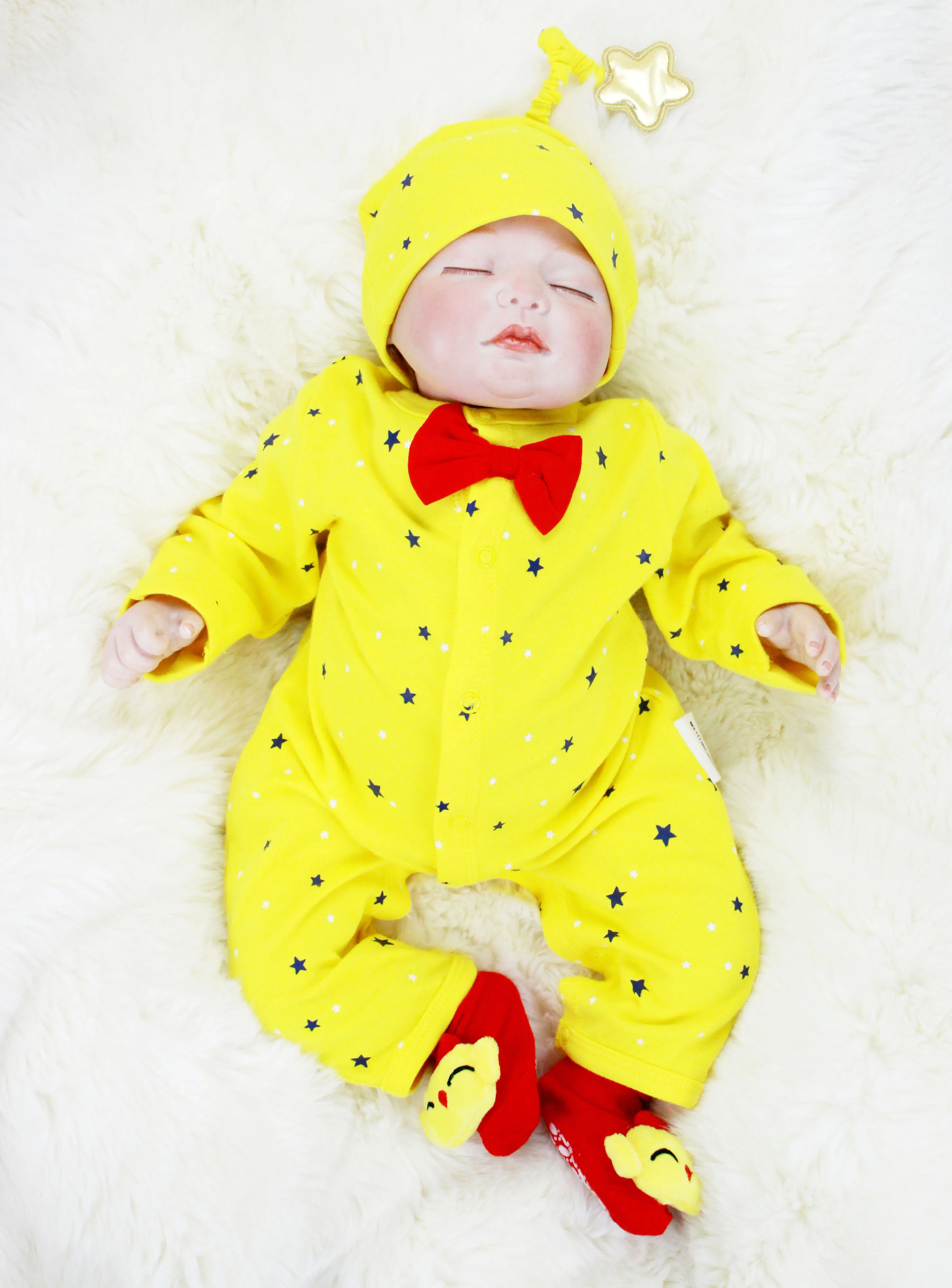20 Inch 50cm Soft Silicone Handmade Reborn Baby Girl Dolls Realistic Looking Newborn Baby Doll Toddler Cute Birthday Gift
20 Inch 50cm Soft Silicone Handmade Reborn Baby Girl Dolls Realistic Looking Newborn Baby Doll Toddler Cute Birthday Gift