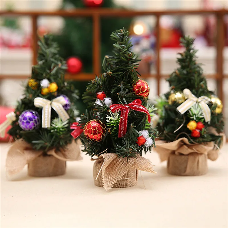 3 pcs/lot Gold Purple Red Mini Artificial Christmas Tree Xmas Home Living Room Bedroom Christmas Decoration Products Supplies
3 pcs/lot Gold Purple Red Mini Artificial Christmas Tree Xmas Home Living Room Bedroom Christmas Decoration Products Supplies
