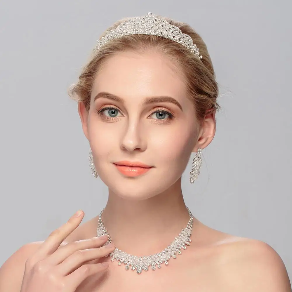 Fashion Birde Earring Statement Necklace Hair Crown For Women Wedding Engagement Jewelry Set Accessories
Fashion Birde Earring Statement Necklace Hair Crown For Women Wedding Engagement Jewelry Set Accessories