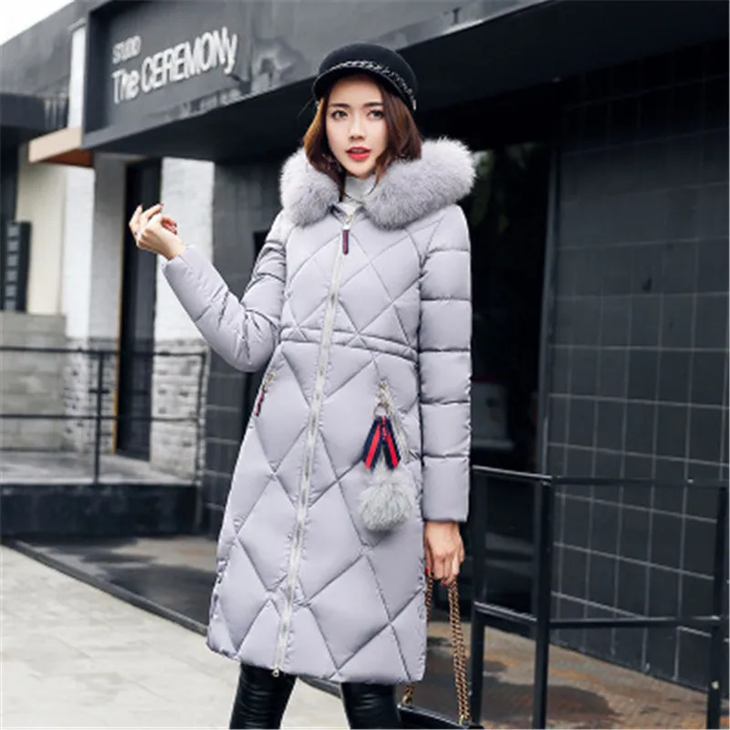 2018 new fashion down cotton pad large size slim slimming women's coat in the long section fur collar warm cotton G108
2018 new fashion down cotton pad large size slim slimming women's coat in the long section fur collar warm cotton G108