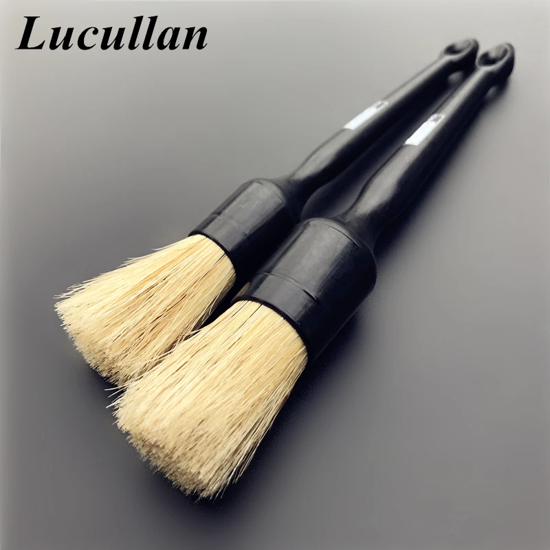 Lucullan SET LINK Snake Handle Natural Boar Car Detailing Brush For Dashboard Wheels Grille Emblem Car-styling Cleaning
Lucullan SET LINK Snake Handle Natural Boar Car Detailing Brush For Dashboard Wheels Grille Emblem Car-styling Cleaning