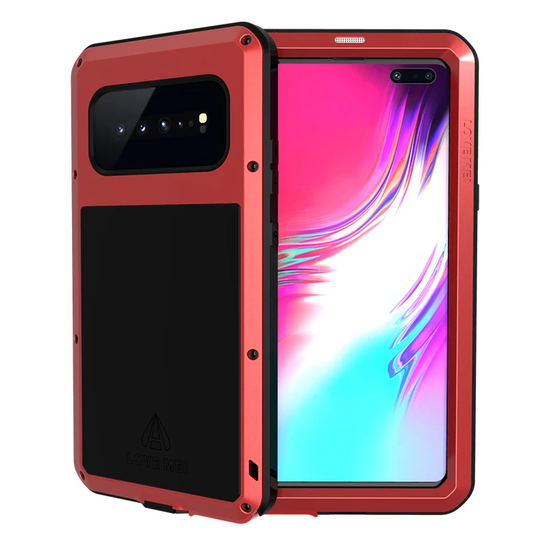 For Samsung Galaxy S10 5G Case Shock Dirt Proof Water Resistant Metal Armor Cover Phone Case for Samsung S10 5G Waterproof Case
For Samsung Galaxy S10 5G Case Shock Dirt Proof Water Resistant Metal Armor Cover Phone Case for Samsung S10 5G Waterproof Case