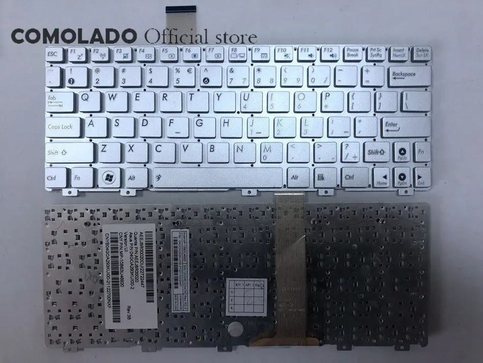 Клавиатура для ноутбука США Eee PC 1015PX 1025 1025C 1015 1015P 1015PE 1015B X101H 1015PN 1015BX 1015CX 1011PX