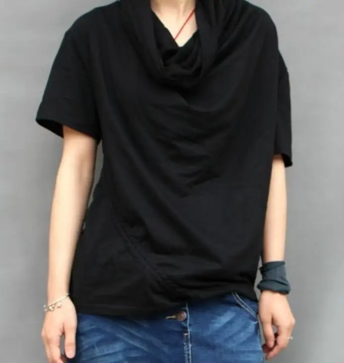 M--4XL HOT / Summer New's Men Fashion Loose Big Yards Personality Heap Collar Short Sleeve T-shirt
M--4XL HOT / Summer New's Men Fashion Loose Big Yards Personality Heap Collar Short Sleeve T-shirt