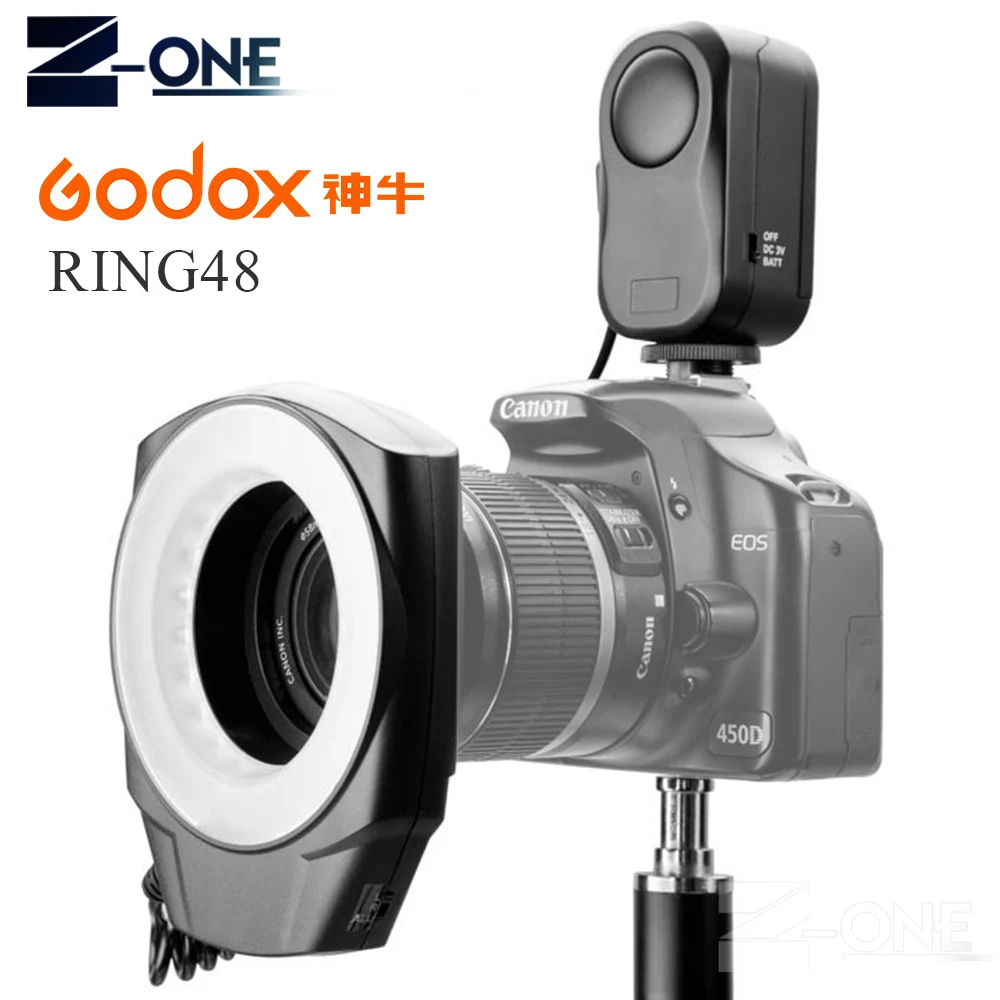 New Godox ring48 Macro Ring Flash LED Light for Nikon for Pentax for Canon 7D 6D 1D 5DIII 1100D 60D 600D 5DII 550D DSLR
New Godox ring48 Macro Ring Flash LED Light for Nikon for Pentax for Canon 7D 6D 1D 5DIII 1100D 60D 600D 5DII 550D DSLR