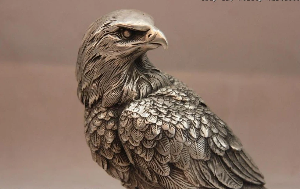 Free Shipping China White Copper Silver Eagle hawk black-eared kite Art Bird Sculpture Statue 21cm off 50%
Free Shipping China White Copper Silver Eagle hawk black-eared kite Art Bird Sculpture Statue 21cm off 50%
