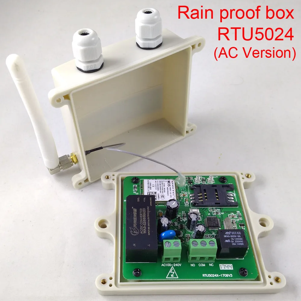 Rain proof type GSM Swing Sliding Gate Opener Relay Switch Remote Access Control Door Opener RTU5024 Free shipping App support
Rain proof type GSM Swing Sliding Gate Opener Relay Switch Remote Access Control Door Opener RTU5024 Free shipping App support
