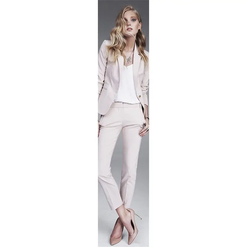 Custom Made Light Pink Female Office Uniform For Ladies With Vest Womens Formal Business Suits B12
Custom Made Light Pink Female Office Uniform For Ladies With Vest Womens Formal Business Suits B12