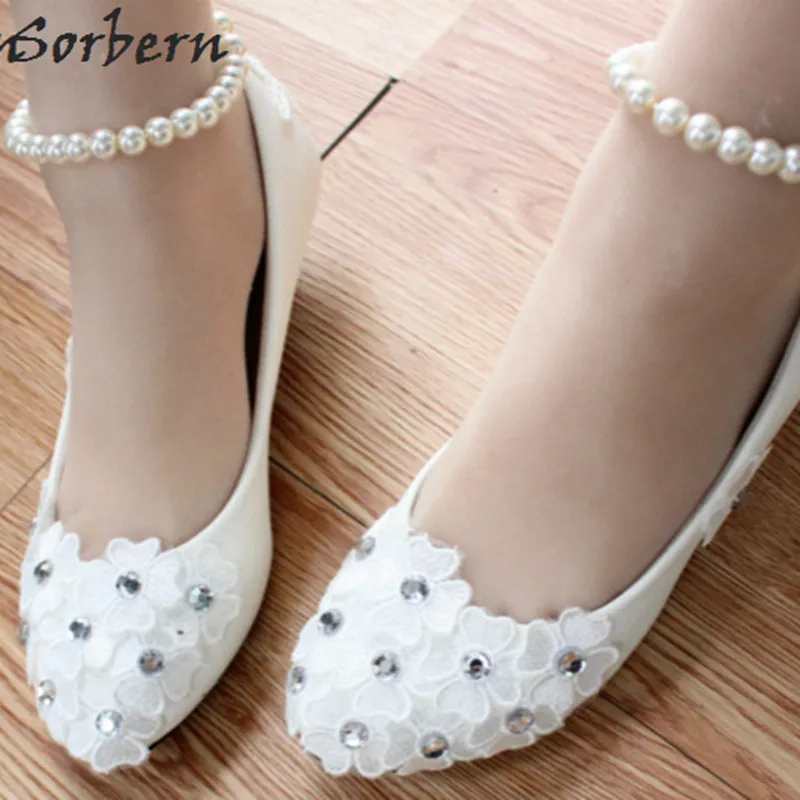 Sorbern White Elastic Beading Straps Bridal Shoes High Heel Pumps Small Flowers Wedding Pumps Bridesmaid Girls Shoes Small Size
Sorbern White Elastic Beading Straps Bridal Shoes High Heel Pumps Small Flowers Wedding Pumps Bridesmaid Girls Shoes Small Size