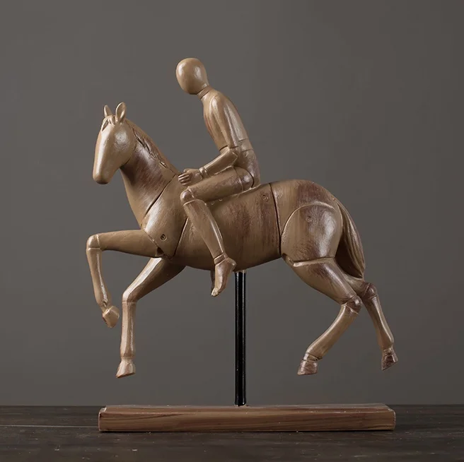 Retro Horse Racing Figurine Abstract Resin Horseman Statue Knight Sculpture Office Decor Front Room Art and Craft Study Ornament
Retro Horse Racing Figurine Abstract Resin Horseman Statue Knight Sculpture Office Decor Front Room Art and Craft Study Ornament