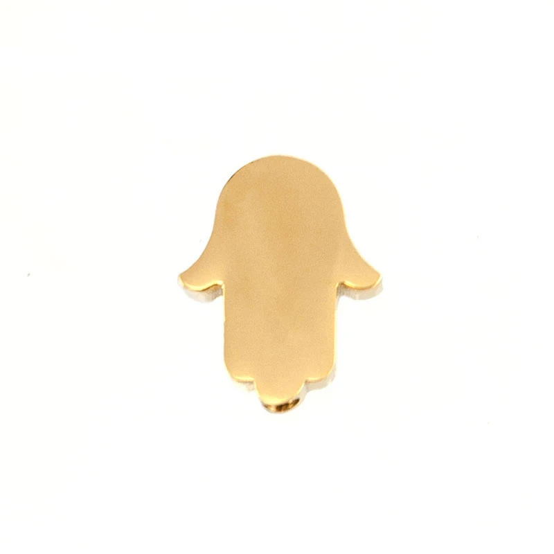 HAMSA Pendant Drilled 2mm Hole Hand of Fatima Stainless Steel Slide Charm Pendant Gold/Steel Color Mirror/Brush Polished 50pcs
HAMSA Pendant Drilled 2mm Hole Hand of Fatima Stainless Steel Slide Charm Pendant Gold/Steel Color Mirror/Brush Polished 50pcs