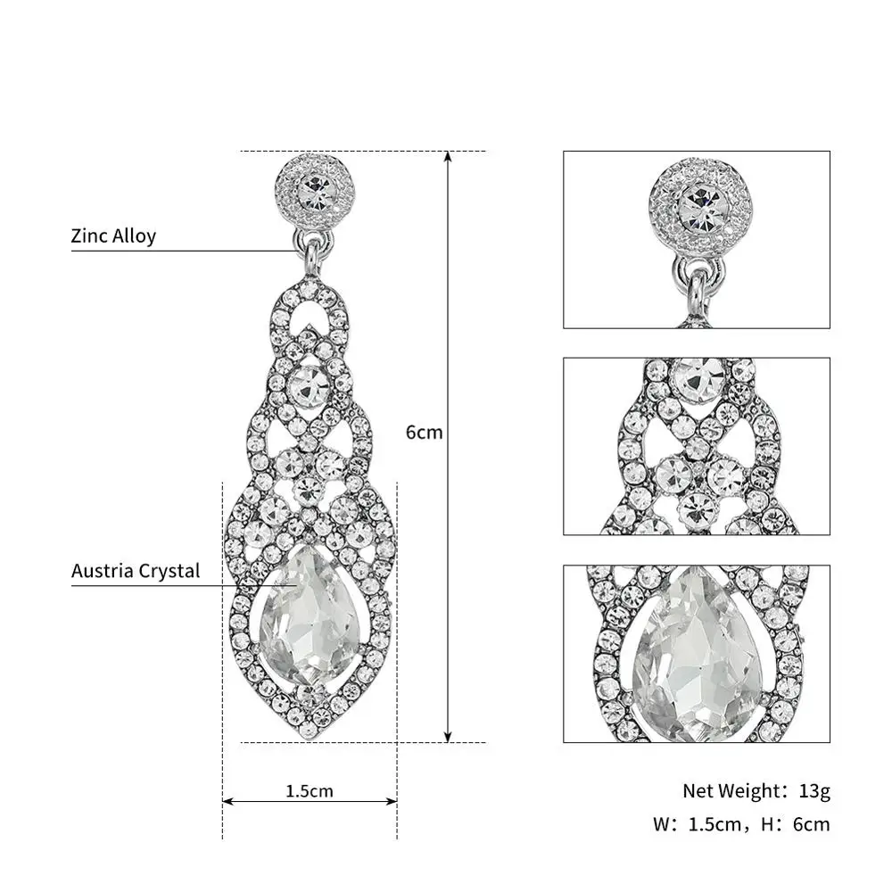 3 Colors New Arrival Trendy Women Earrings Party Drop Earrings Water Drop Women Jewelry Earrings for Ladies Bridal Accessories
3 Colors New Arrival Trendy Women Earrings Party Drop Earrings Water Drop Women Jewelry Earrings for Ladies Bridal Accessories