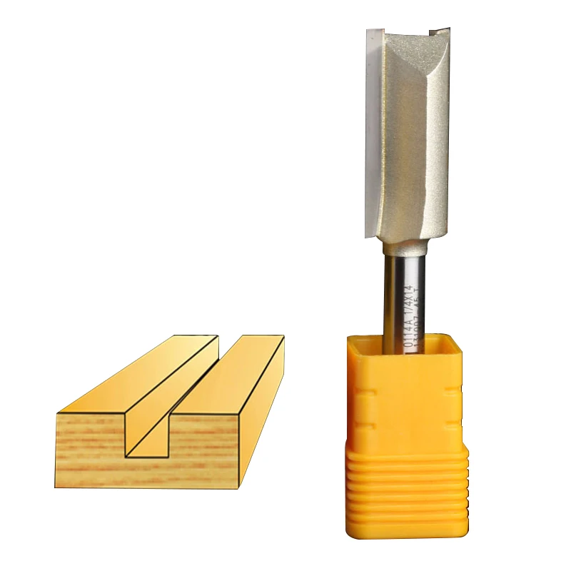 Метрическая Флейта прямой бит Arden фрезы 1/4*14 мм 1/4 "хвостовик A0114164|straight bit|router