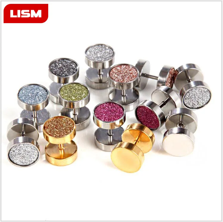 Unisex Barbell Titanium Steel Men Women Earrings Punk Anti allergy Piercing Ear Stud
Unisex Barbell Titanium Steel Men Women Earrings Punk Anti allergy Piercing Ear Stud