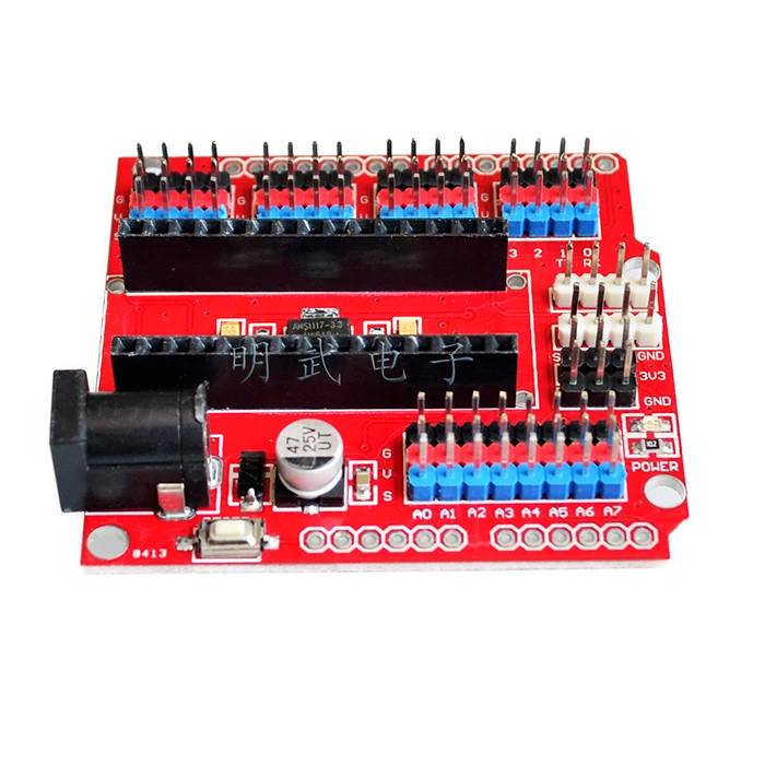 20PCS NANO UNO Multi-purpose Extension Board Multi-purpose Extension Module Red NANO 3.0 Expansion Sensor Shield Module
20PCS NANO UNO Multi-purpose Extension Board Multi-purpose Extension Module Red NANO 3.0 Expansion Sensor Shield Module