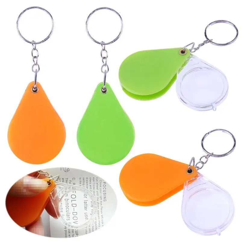 10X Plastic Mini Magnifier Glass for Reading Folding Keychain Handheld Magnifying Loupe Key Parts
10X Plastic Mini Magnifier Glass for Reading Folding Keychain Handheld Magnifying Loupe Key Parts