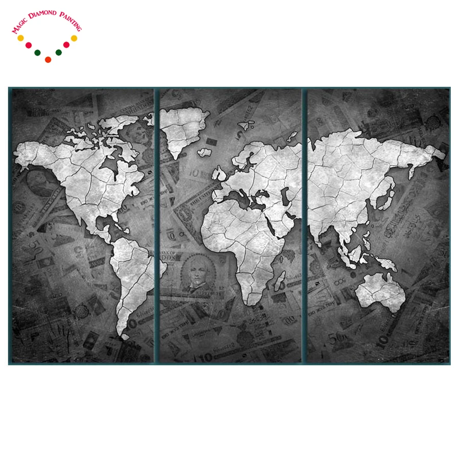 3D Diamond Painting Cross Stitch Pattern 5D Diamond Embroidery map & money ,diamond Mosaic scenic Home Decor DIY diamond art
3D Diamond Painting Cross Stitch Pattern 5D Diamond Embroidery map & money ,diamond Mosaic scenic Home Decor DIY diamond art