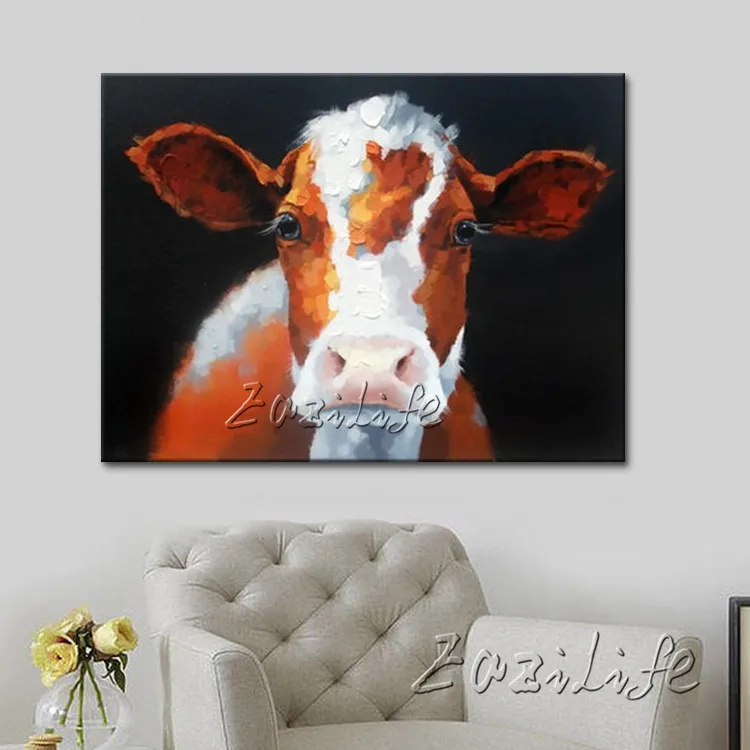 Cow Oil painting On Canvas Wall Pictures hand painted Paintings For Living Room Wall Canvas Pop art modern abstract home decor
Cow Oil painting On Canvas Wall Pictures hand painted Paintings For Living Room Wall Canvas Pop art modern abstract home decor