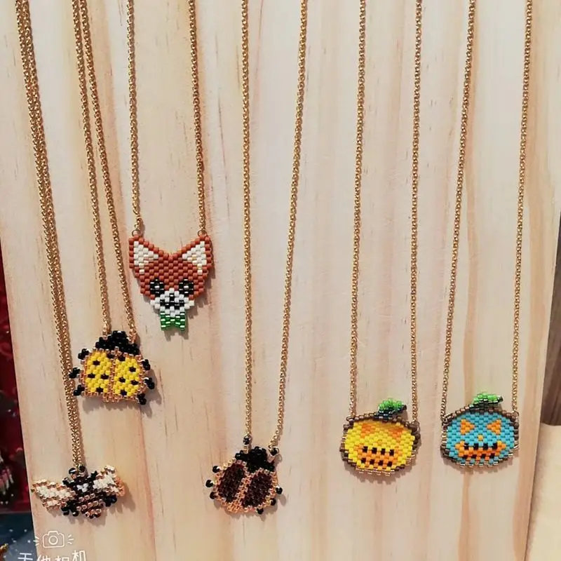 FAIRYWOO Handmade Woman Rabbit DIY Choker Imported Miyuki Glass Bead Cute Necklace For Children Kid Daughter Gifts Presents
FAIRYWOO Handmade Woman Rabbit DIY Choker Imported Miyuki Glass Bead Cute Necklace For Children Kid Daughter Gifts Presents