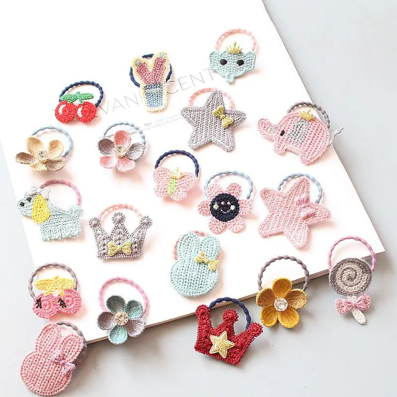 Kawaii Knitting Weaving Cartoon Scrunchies Girls Kids Elastic Hair Rubber Band Rope Tie Accessories For Baby Hair Ring Headdress
Kawaii Knitting Weaving Cartoon Scrunchies Girls Kids Elastic Hair Rubber Band Rope Tie Accessories For Baby Hair Ring Headdress