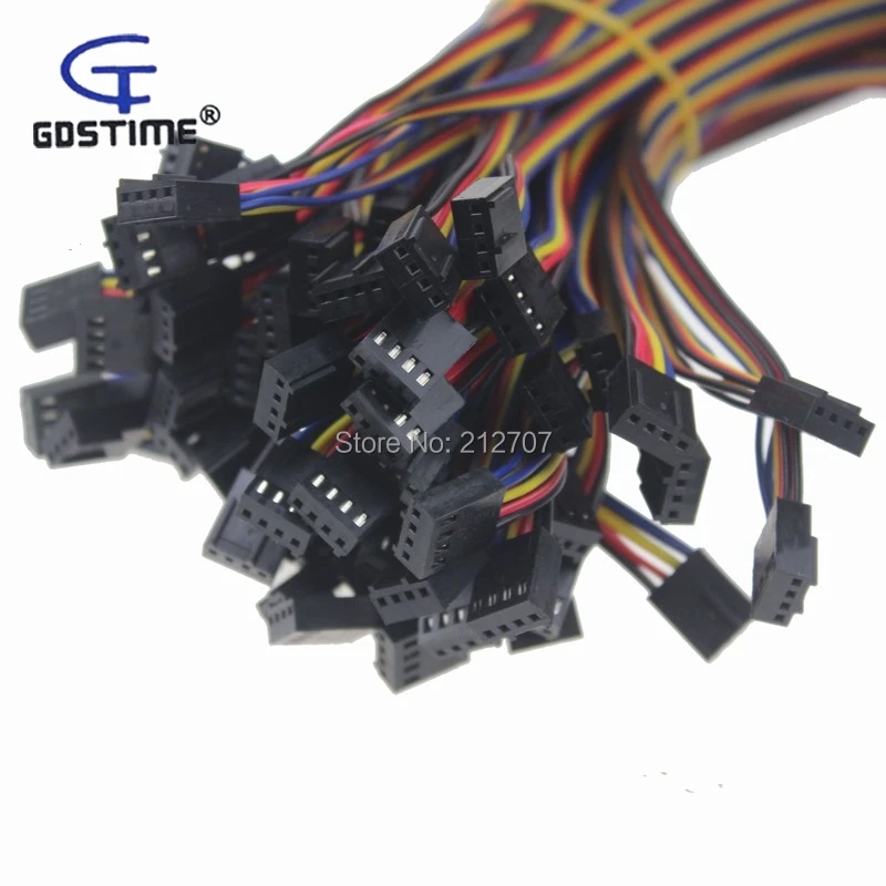 10 pcs/lot 12V 4 Pin Female to 3/4 Pin Male PC Fan Power Splitter Extension Cable
10 pcs/lot 12V 4 Pin Female to 3/4 Pin Male PC Fan Power Splitter Extension Cable