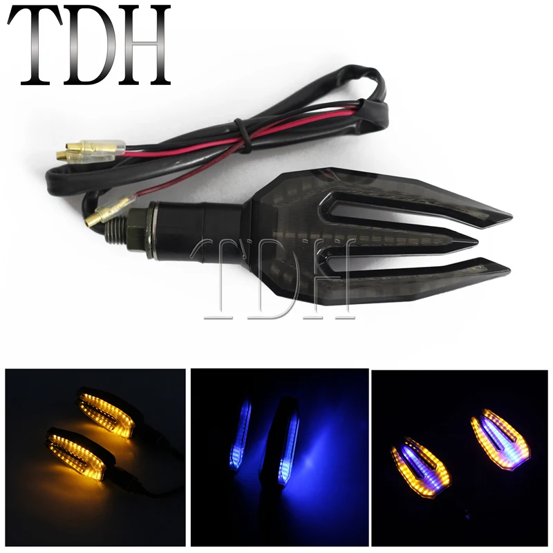 LED Turn Signal Cool Motorcycle Blue Amber Indicator Flasher Waterproof Universal for Most 10mm Motorbike
LED Turn Signal Cool Motorcycle Blue Amber Indicator Flasher Waterproof Universal for Most 10mm Motorbike