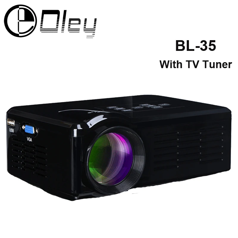 OLEY BL-35 1000 Люмен домашний кинотеатр HD Проектор ТЕЛЕВИЗОР HDMI LCD ВЕЛ Игру ПК Цифровые