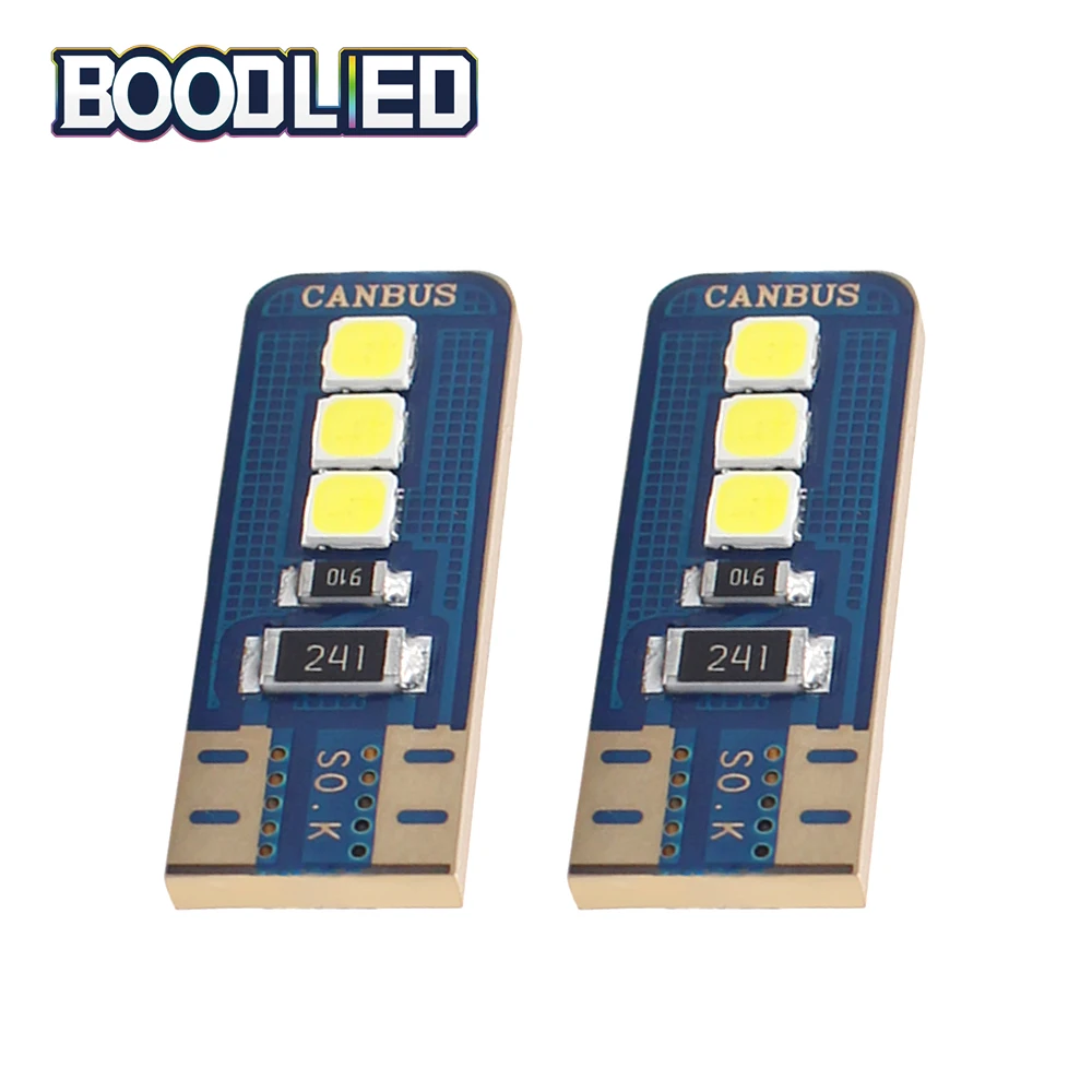 Car Light T10 W5W LED Bulb Canbus No Error 194 168 2825 3030 6 SMD Chipset LED For Car License Plate Lights White DC 12V 2pcs
Car Light T10 W5W LED Bulb Canbus No Error 194 168 2825 3030 6 SMD Chipset LED For Car License Plate Lights White DC 12V 2pcs